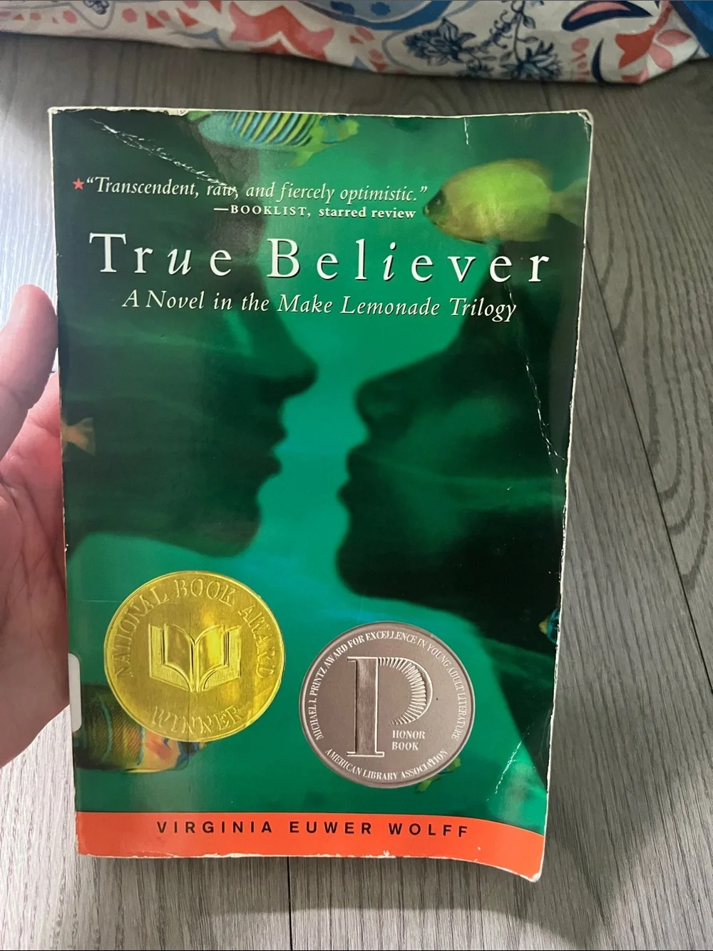 True Believer by Virginia Euwer Wolff - Green Cover Paperback
